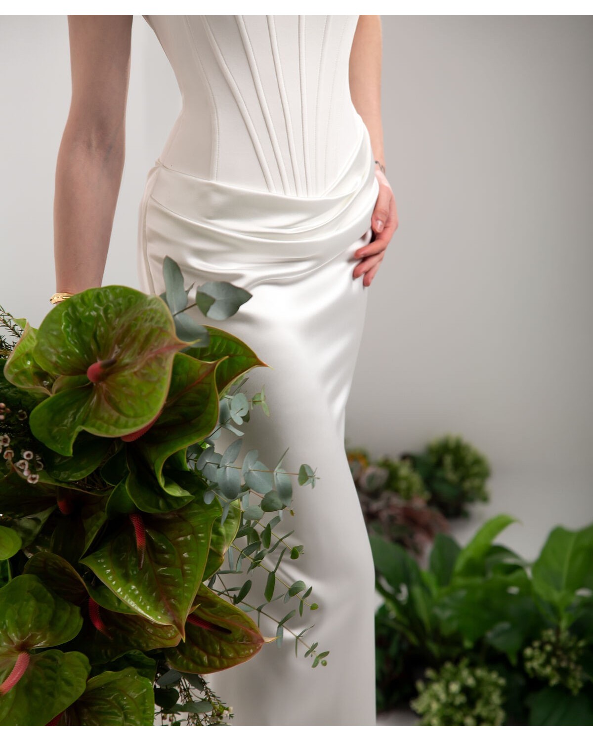 abito da sposa 2027 E0949 Lumina - Valentini Couture