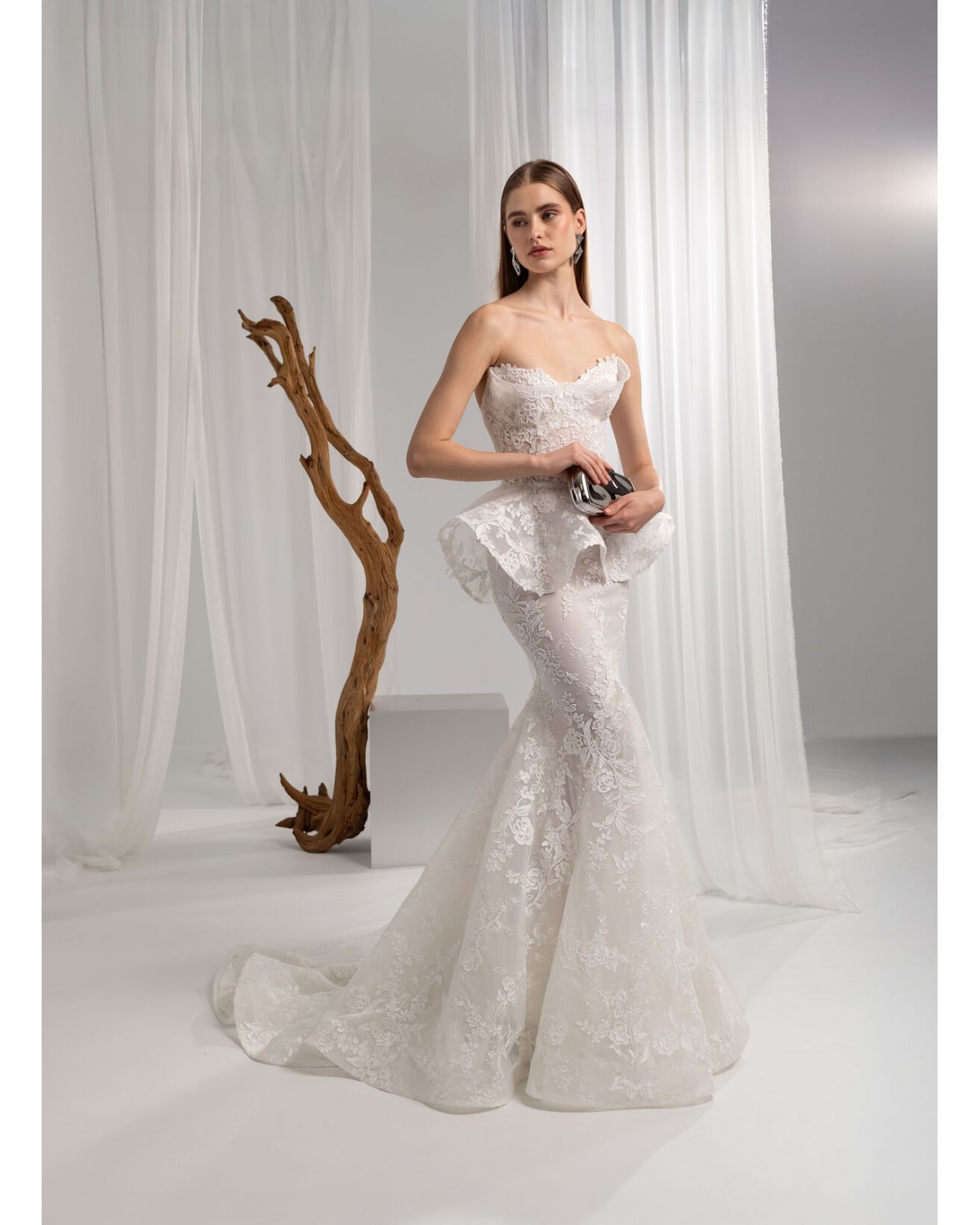 abito da sposa 2027 V1464 Lumina - Valentini Couture