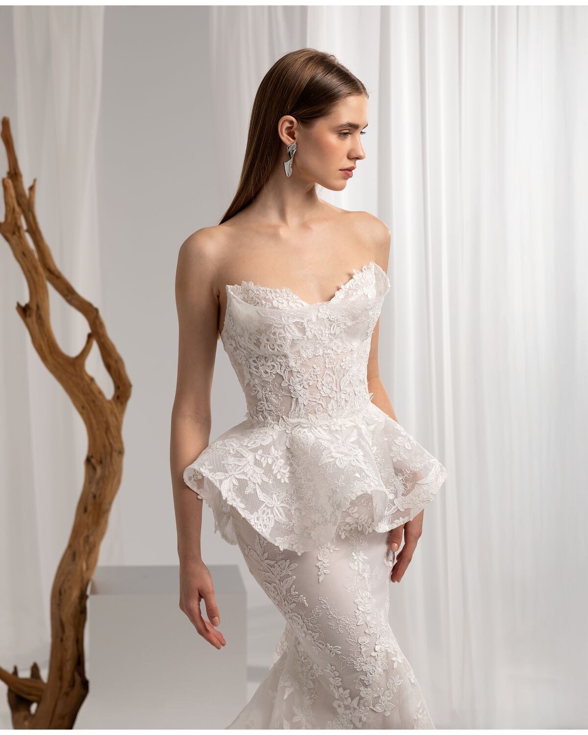 abito da sposa 2027 V1464 Lumina - Valentini Couture