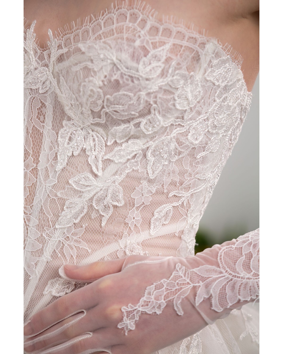 abito da sposa 2027 V1486 Lumina - Valentini Couture