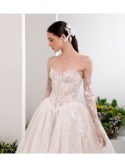abito da sposa 2027 V1486 Lumina - Valentini Couture