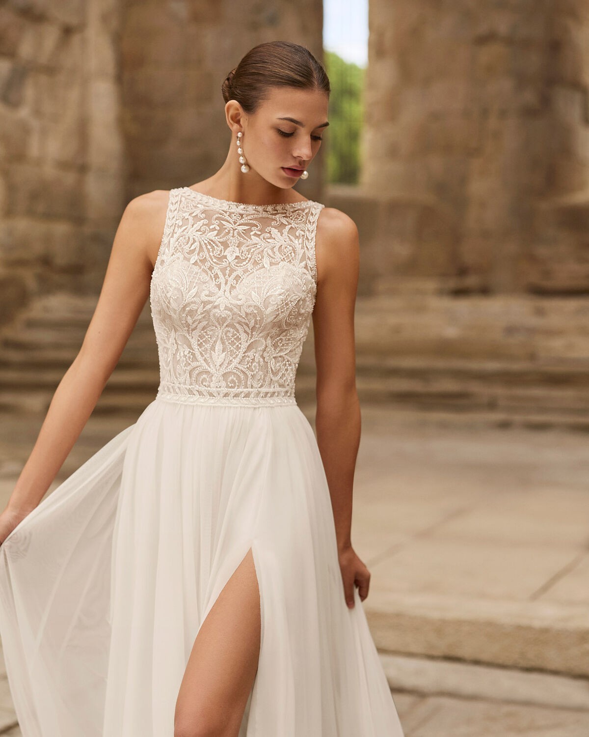 abito da sposa 2027 PRIMULA-2N57 2027 - Adriana Alier - Aire Barcelona