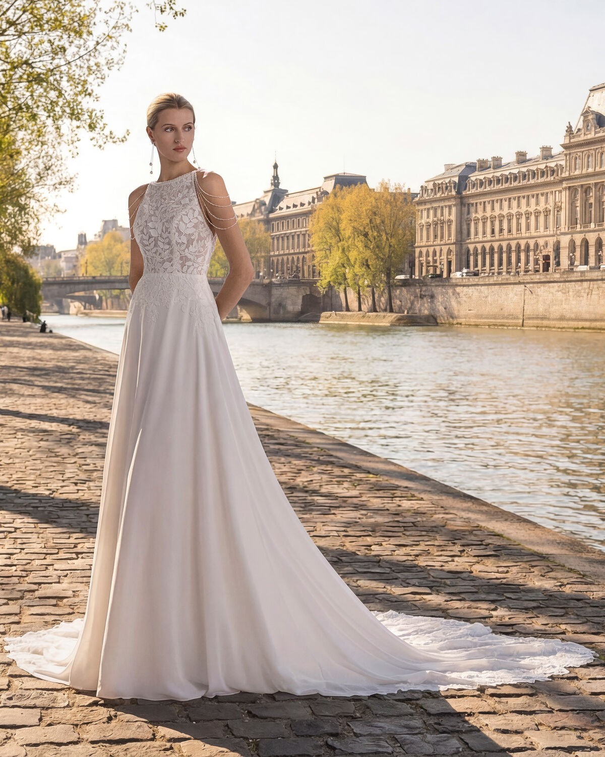 abito da sposa 2027 TATIANA-2Y06 2027 - Aire Barcelona - Aire Barcelona