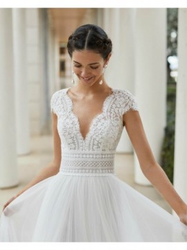 SAUCA - abito da sposa collezione 2020 - Rosa Clarà Couture