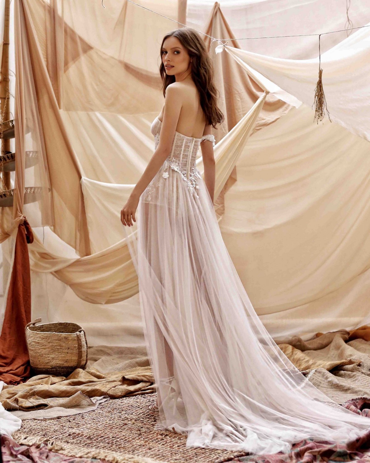 abito da sposa Gina - collezione 2021 - MUSE by BERTAabito da sposa Gina