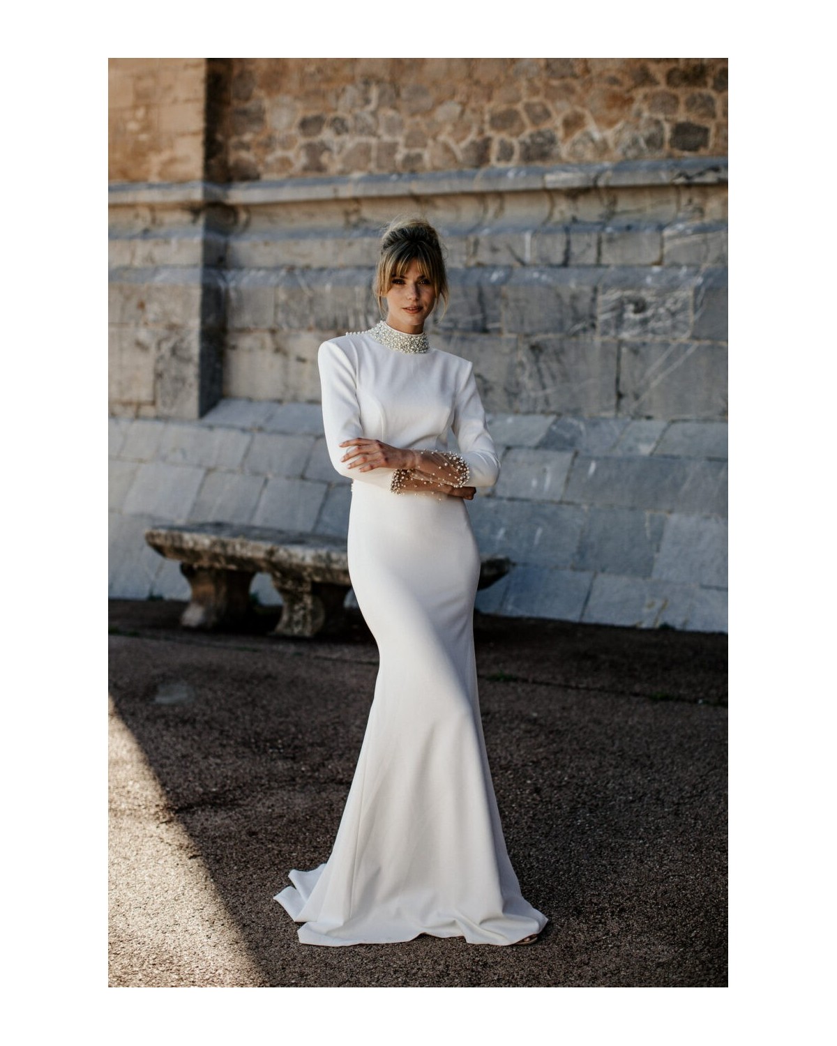Aziza - abito da sposa collezione 2022 - Millanova - Olives