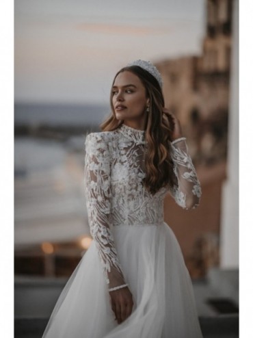 Narcissia - abito da sposa collezione 2022 - Millanova - Olives