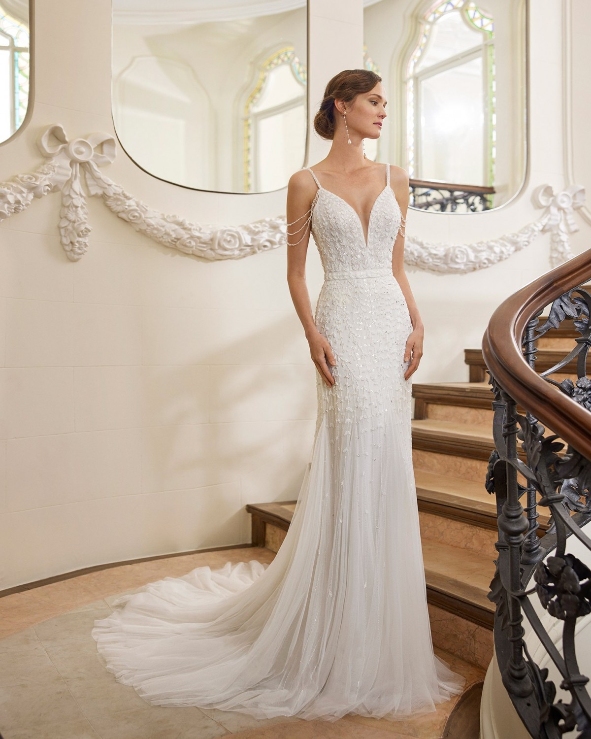 QUERUBI - abito da sposa 2023  - Rosa Clarà Gatsby