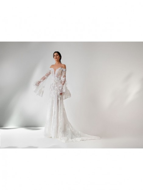 abito da sposa 2023 sicula - collezione Essenza Siciliana - Claudio Di Mari