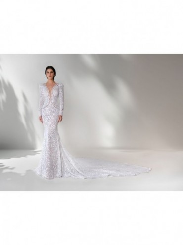 abito da sposa 2023 ebrietas - collezione Essenza Siciliana - Claudio Di Mari