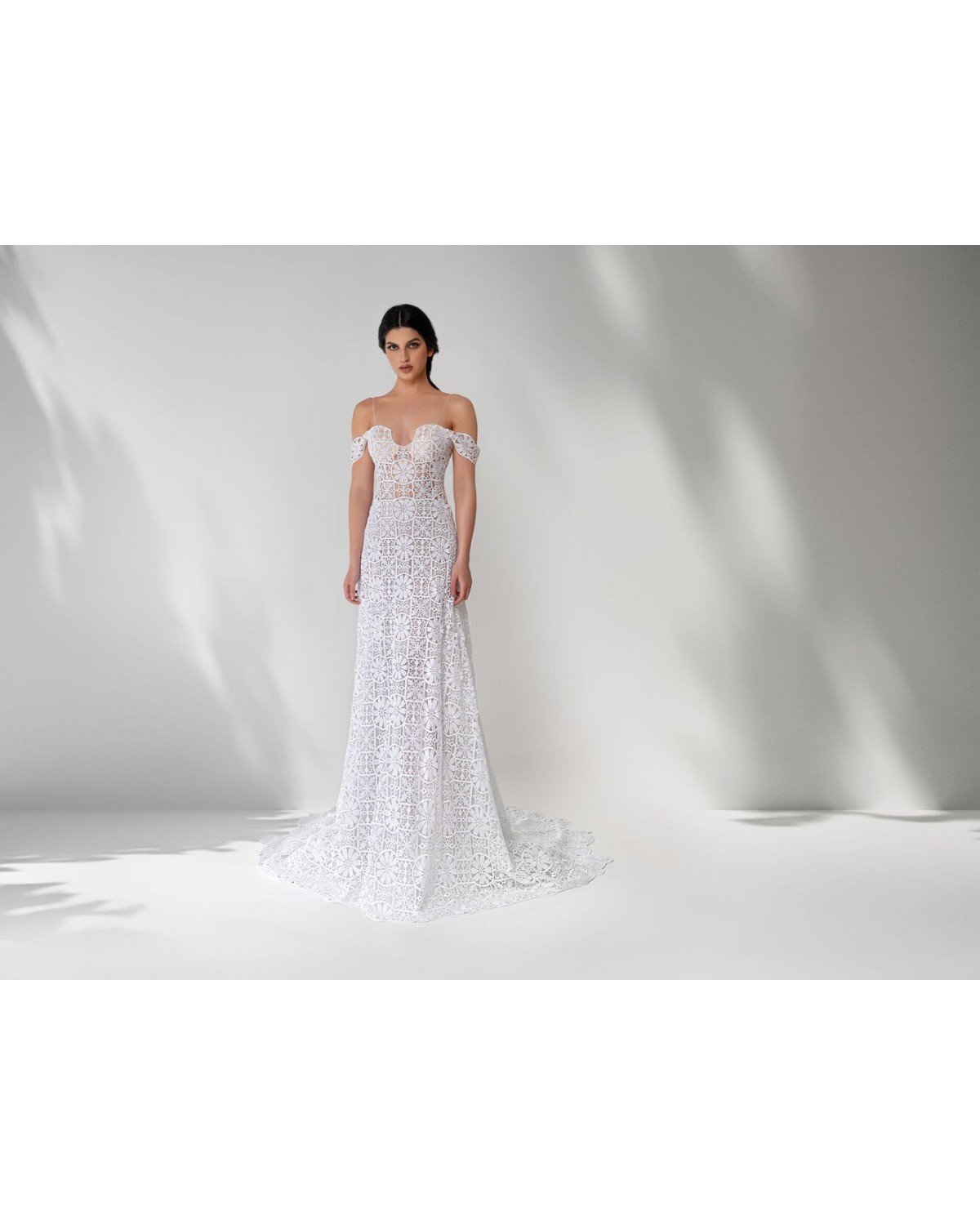 abito da sposa 2023 floral - collezione Essenza Siciliana - Claudio Di Mari