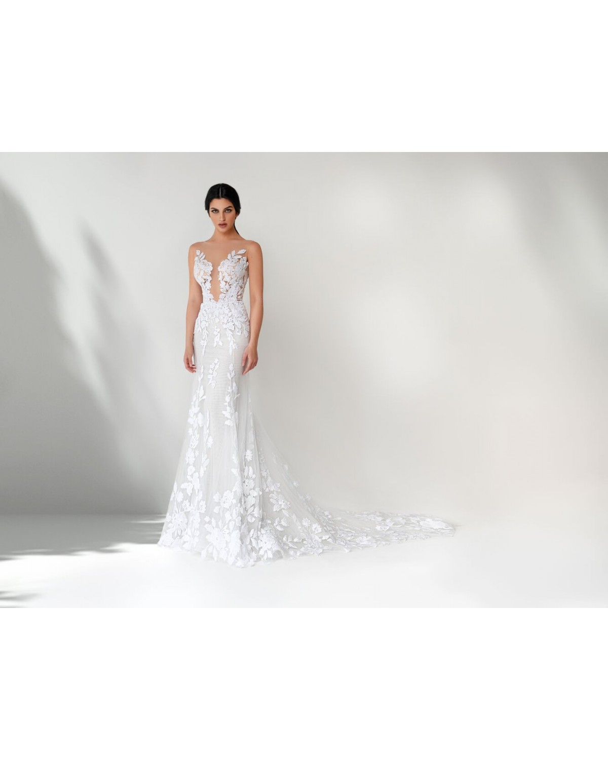 abito da sposa 2023 lilah - collezione Essenza Siciliana - Claudio Di Mari