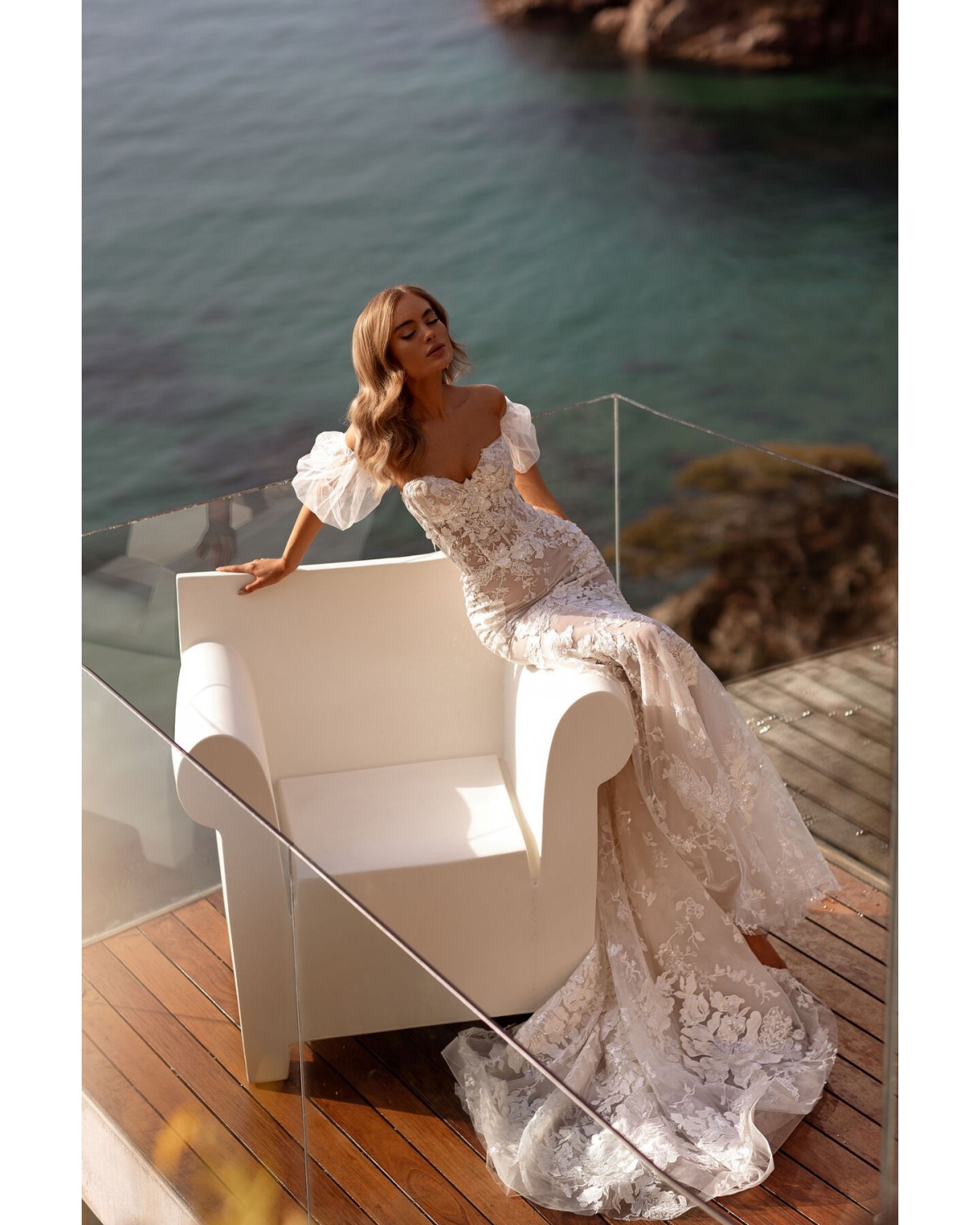 abito da sposa Luxury Collection Gorgeous by Tina 2024 lineya - Tina Valerdi