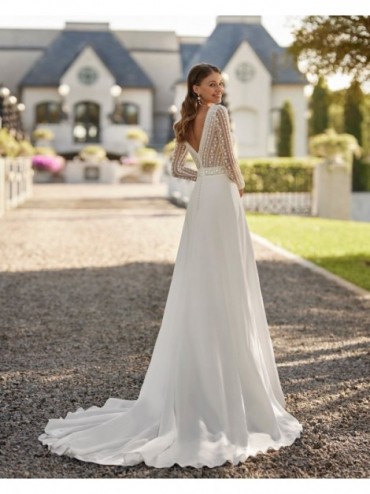 abito da sposa Collezione 2024 EKALY - Rosa Clarà