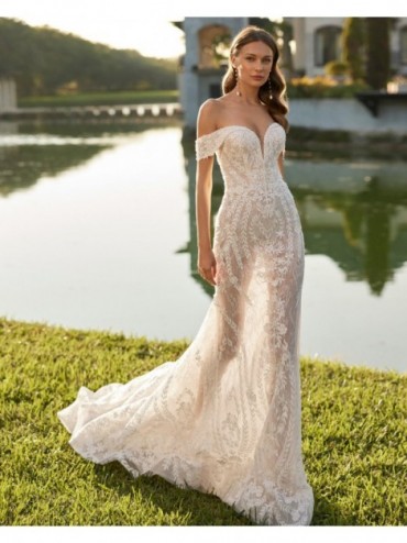 abito da sposa Collezione 2024 ELYSIA - Rosa Clarà