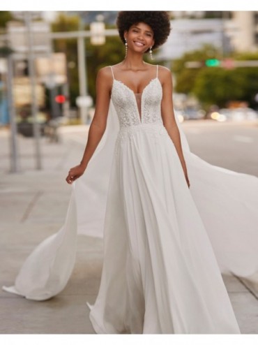 abito da sposa Collezione 2024 KERAS - Rosa Clarà Soft