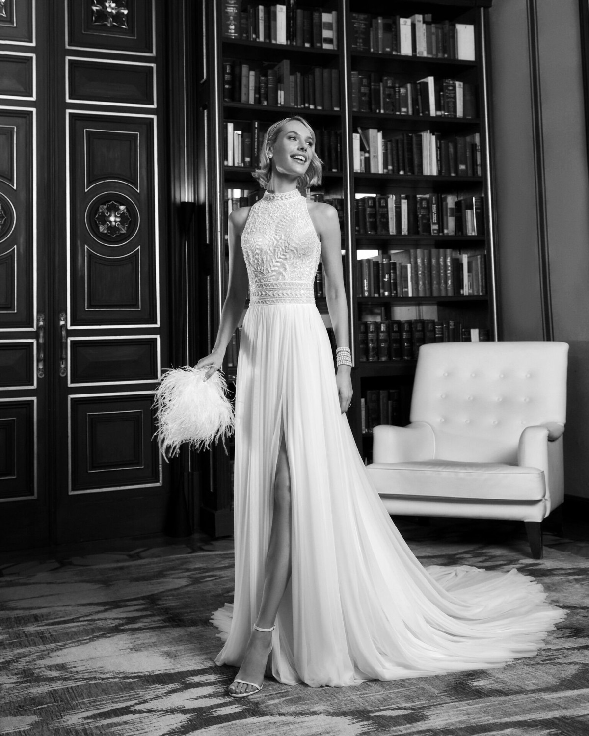 abito da sposa Collezione 2024 JANET - Rosa Clarà Gatsby