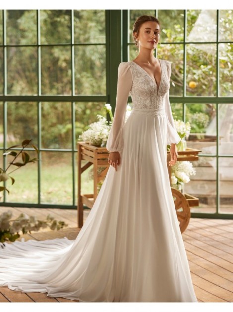 abito da sposa Collezione 2024 NAYM - Aire Boho