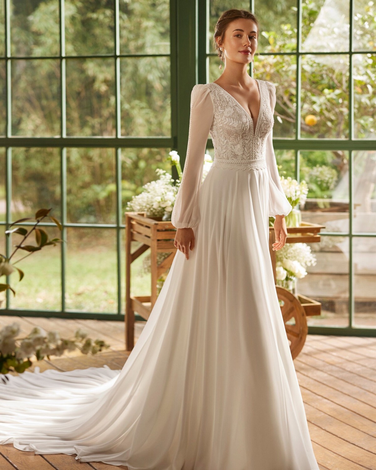 abito da sposa Collezione 2024 NAYM - Aire Boho