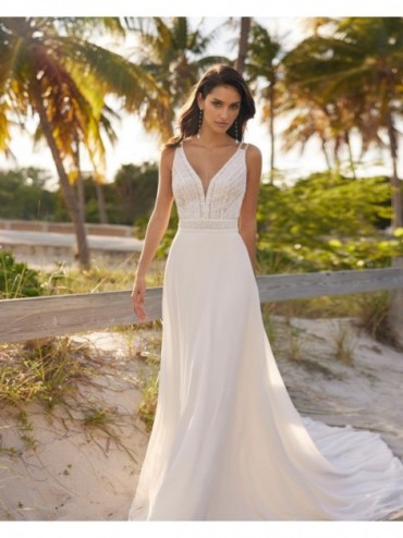 abito da sposa Collezione 2024 VALERIA - Aire Beach Wedding