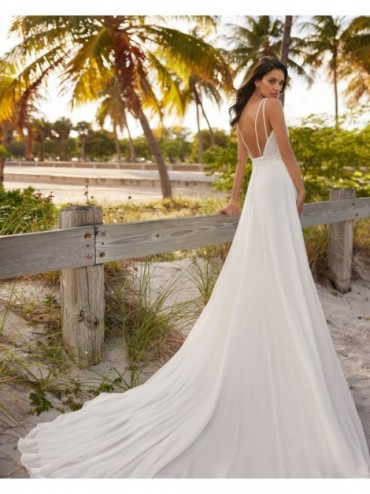 abito da sposa Collezione 2024 VALERIA - Aire Beach Wedding