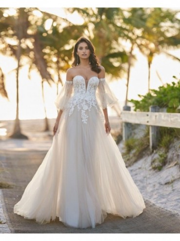 abito da sposa Collezione 2024 VOLGA - Aire Beach Wedding