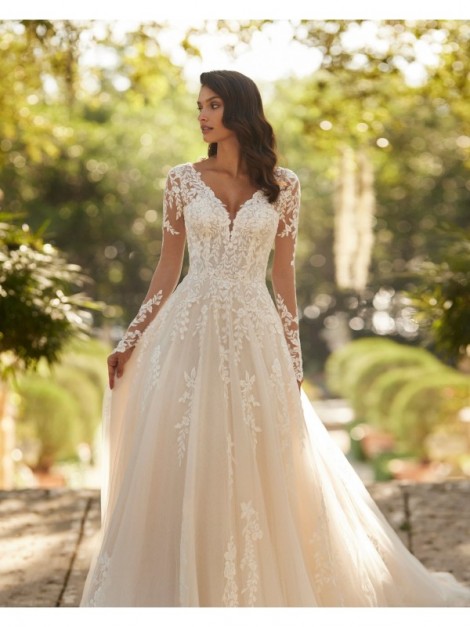 abito da sposa Collezione 2024 BENISSA - Aire Royale