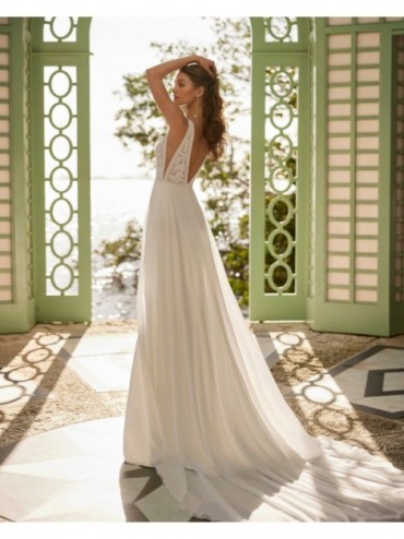 abito da sposa Collezione 2024 SAVIA - Aire Barcelona